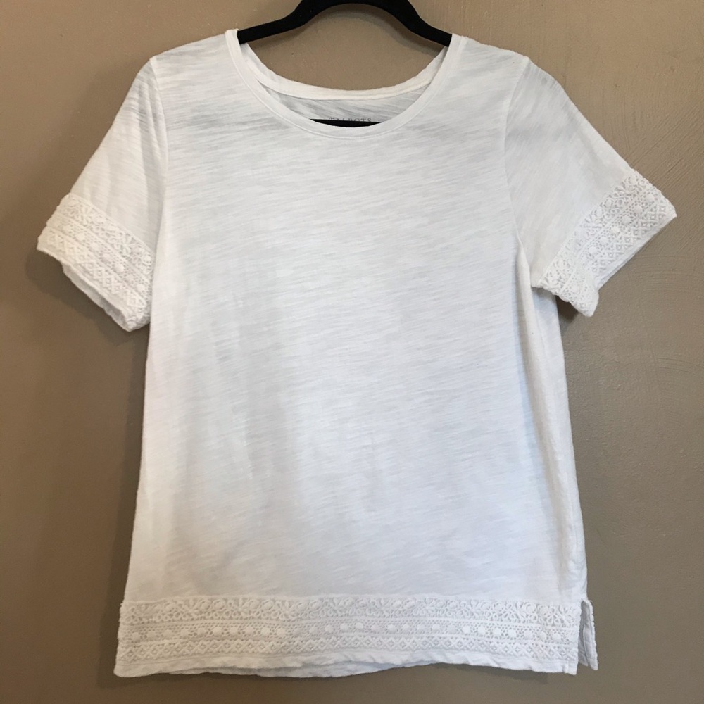 Talbots white tee